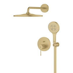 Sprchový systém GROHE Essence včetně podomítkového tělesa kartáčovaný Cool Sunrise 25287GN0