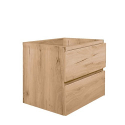 Koupelnová skříňka s dubovou krycí deskou SAT B-Way dub mat BWAY260OAKDESK