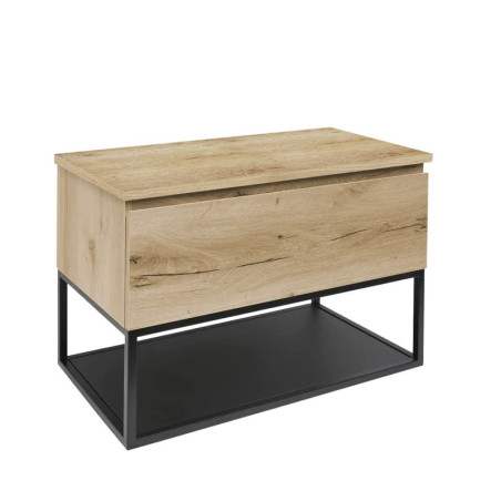 Koupelnová skříňka s krycí deskou SAT B-Way dub mat BWAY80OAKDESK