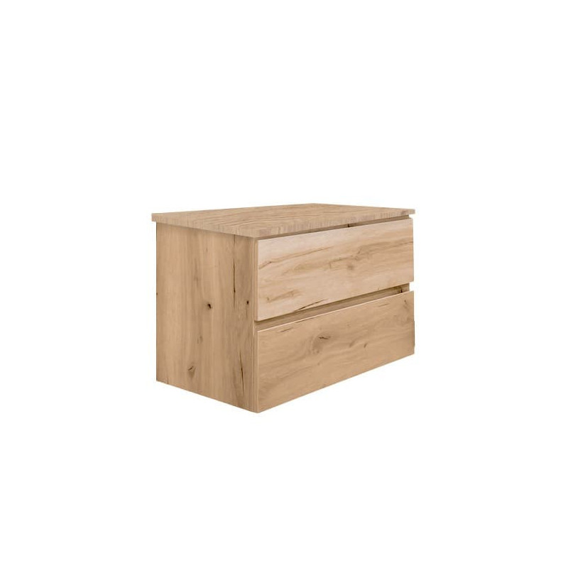 Koupelnová skříňka s dubovou krycí deskou SAT B-Way dub mat BWAY280OAKDESK