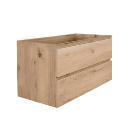 Koupelnová skříňka s dubovou krycí deskou SAT B-Way dub mat BWAY2100OAKDESK