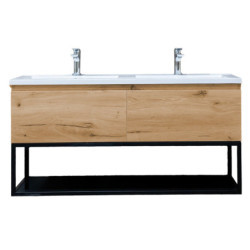 Koupelnová skříňka s umyvadlem SAT B-Way dub mat BWAY120OAKU