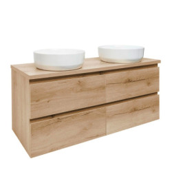 Koupelnová skříňka s krycí deskou SAT B-Way dub mat BWAY2120OAKDESK