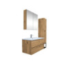 Koupelnová skříňka s umyvadlem SAT B-Way dub mat KSETBWAY12