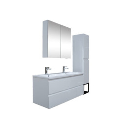 Koupelnová skříňka s umyvadlem SAT B-Way bílá lesk KSETBWAY15