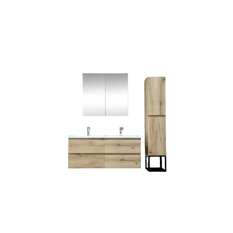 Koupelnová skříňka s umyvadlem SAT B-Way dub KSETBWAY16