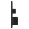 Sprchová a vanová baterie GROHE Grohtherm Smartcontrol bez podomítkového tělesa phantom black 102166KF00