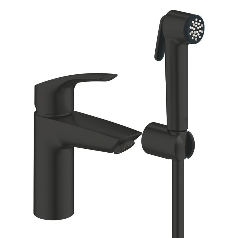 Umyvadlová baterie GROHE Eurosmart s bidetovou sprškou černá matná 231242433