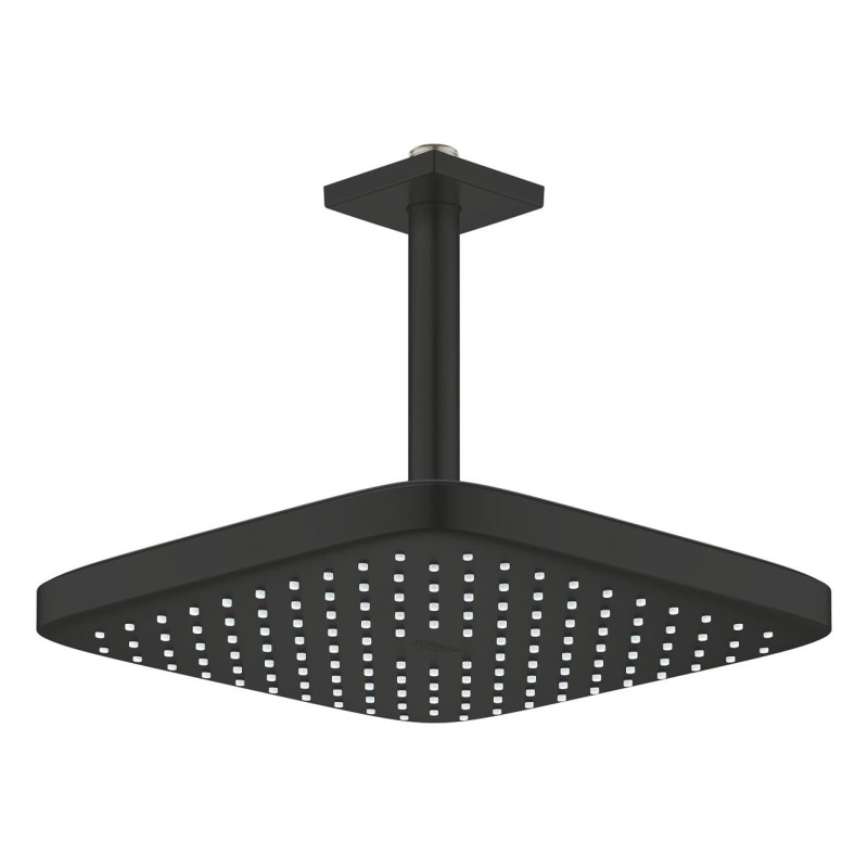 Hlavová sprcha GROHE Tempesta Cube včetně sprchového ramena černá matná 266882430