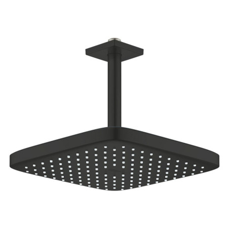 Hlavová sprcha GROHE Tempesta Cube včetně sprchového ramena černá matná 266882430