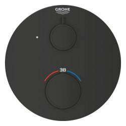 Sprchová baterie GROHE Grohtherm bez podomítkového tělesa černá matná 1022122430