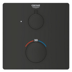 Sprchová baterie GROHE Grohtherm bez podomítkového tělesa černá matná 1022152430