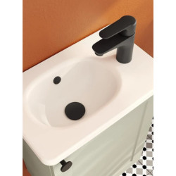 Umyvadlová baterie VitrA Root Round bez výpusti černá A4270636EXP