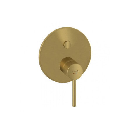 Sprchová a vanová baterie Kludi Bozz bez podomítkového tělesa kartáčované zlato 38659N076