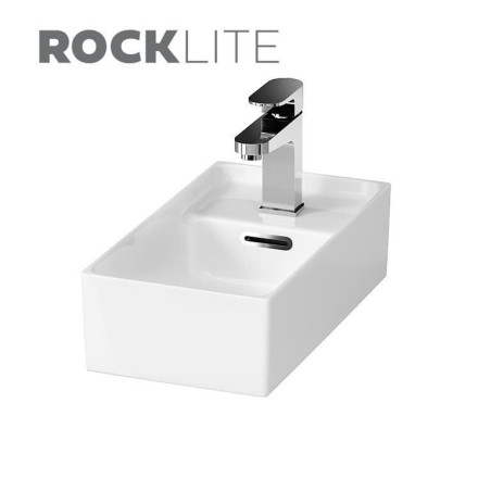 Nábytkové umývátko Cersanit Crea 40x22 cm otvor pro baterii vpravo K114-004