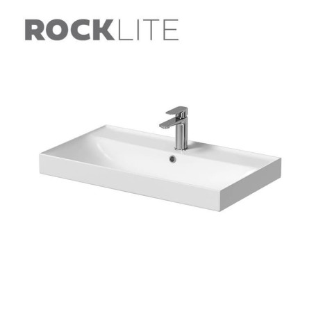 Nábytkové umyvadlo Cersanit Larga 81x46 cm otvor pro baterii uprostřed K120-010