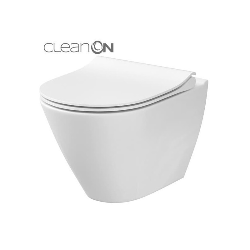 Wc s prkénkem softclose závěsné Cersanit City zadní odpad K701-104