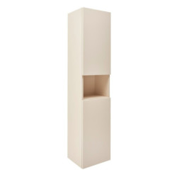 Koupelnová skříňka vysoká SAT Feel 36x165x32 cm béžová mat SATFEELV36BE