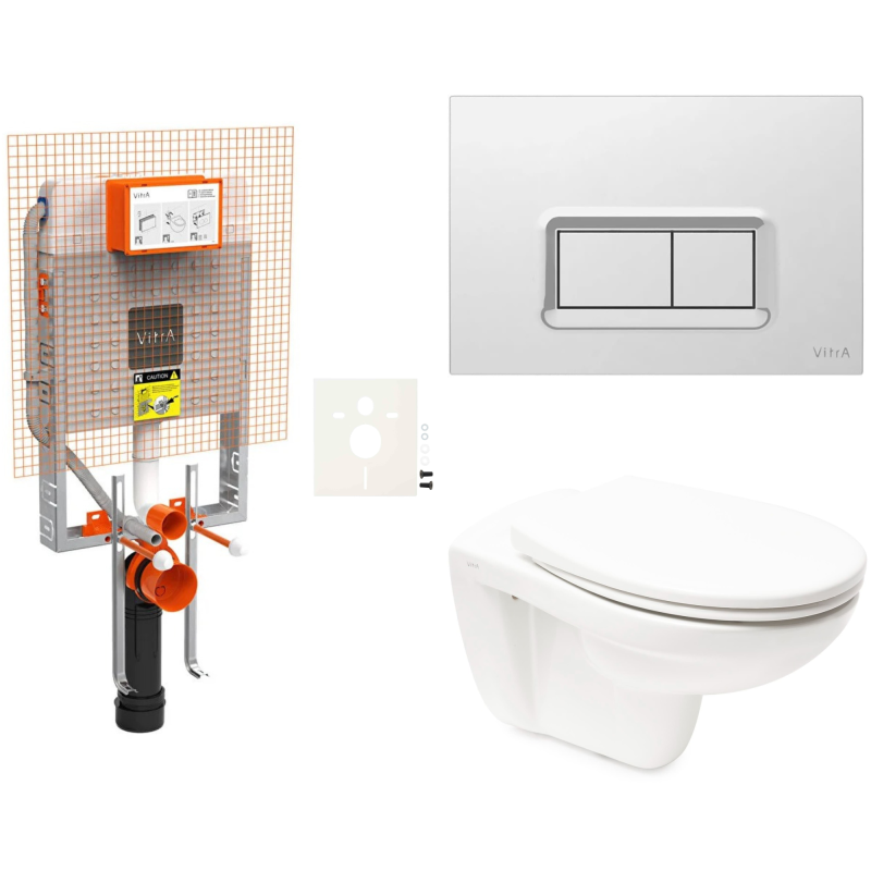 Závěsný wc set k zazdění VitrA Normus SIKOVZNOR54680