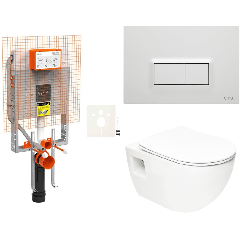 Závěsný wc set k zazdění  SAT Project SIKOVZSATPRO51600