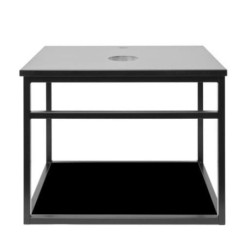 Koupelnová skříňka s žulovou krycí deskou Naturel Industrial 59x45x45 cm černá mat KONZOLEUM60CZ
