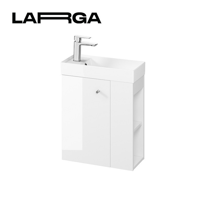 Koupelnová skříňka pod umyvadlo Cersanit LARGA 49,2x55,1x21,5 cm bílá lesk S932-110-DSM