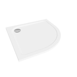 Sprchová vanička čtvrtkruhová SAT Project 80x80 cm litý mramor SATSVPRO80S