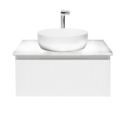 Koupelnová skříňka s umyvadlem a baterií SAT Evolution 78x30x44,8 cm bílá mat SATEVO80WMDBUB