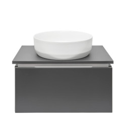 Koupelnová skříňka s krycí deskou SAT Feel 60x30x46 cm antracit mat SATFEEL60ANTD