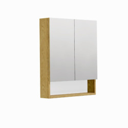 Zrcadlová skříňka SAT Cubeway 60x14x72 cm lamino dub hickory GALCU60DH