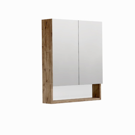 Zrcadlová skříňka SAT Cube Way 60x14x72 cm lamino dub wellington GALCU60DW