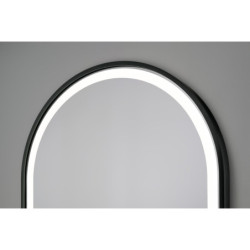 Zrcadlo se senzorem SAT 40x80 cm černá SATZOVLED4080CE