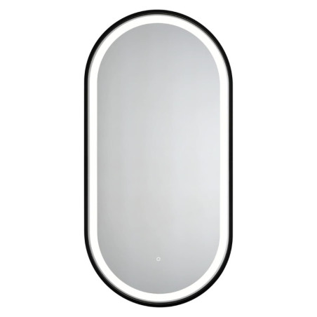 Zrcadlo se senzorem SAT 40x80 cm černá SATZOVLED4080CE