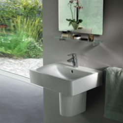 Umyvadlo Ideal Standard Connect Cube 65x46 cm bez otvoru pro baterii E810401