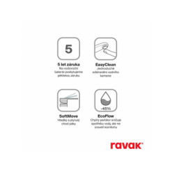 Umyvadlová baterie Ravak Chrome II bez výpusti Chrom X070447