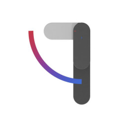 Umyvadlová baterie Ravak Chrome II bez výpusti Černá X070460