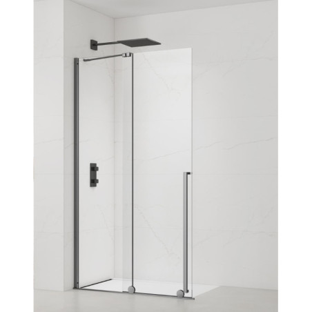 Sprchová zástěna walk-in 120 cm SAT Xmotion PVD Gun metal SATBWIXM120GM
