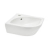 Rohové umývátko VitrA Integra 56x40 cm otvor pro baterii uprostřed 7336-003-0999