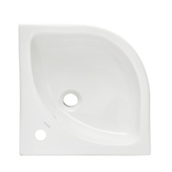 Rohové umývátko VitrA Integra 56x40 cm otvor pro baterii uprostřed 7336-003-0999