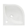 Rohové umývátko VitrA Integra 56x40 cm otvor pro baterii uprostřed 7336-003-0999