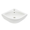 Rohové umývátko VitrA Integra 56x40 cm otvor pro baterii uprostřed 7336-003-0999
