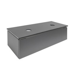Koupelnová skříňka SAT Feel 120x30x46 cm antracit mat SATFEEL120ANTD