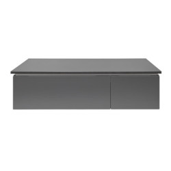 Koupelnová skříňka s krycí deskou SAT Feel 120x30x46 cm antracit mat SATFEEL2120ANTD