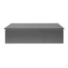 Koupelnová skříňka s krycí deskou SAT Feel 120x30x46 cm antracit mat SATFEEL2120ANTD