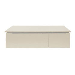Koupelnová skříňka s krycí deskou SAT Feel 120x30x46 cm pískově béžová mat SATFEEL2120BED