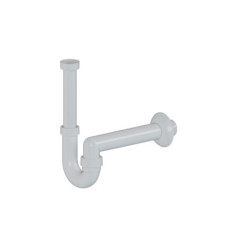 Umyvadlový sifon MULTI 5/4" x 40mm plast bílý E760