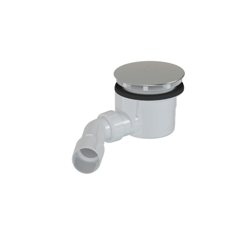 Vaničkový sifon MULTI 90 x 40/50mm nerezová krytka E90KOCR