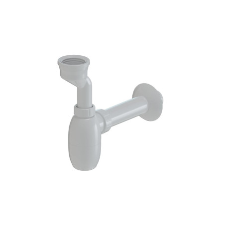 Pisoárový sifon excentrický MULTI 5/4" x 40mm plast bílý PISSIFON5440EXC