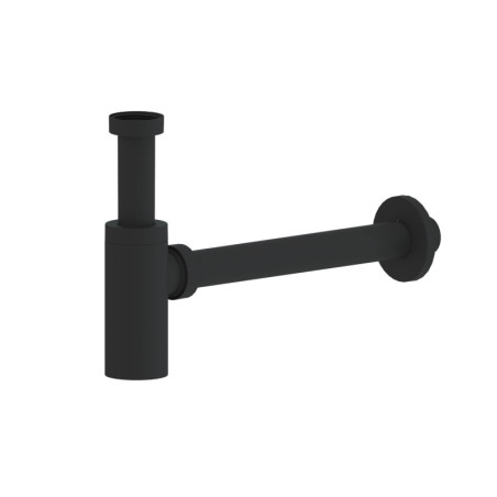 Umyvadlový sifon SAT Project 5/4 DN32 černá mat plast SATSIFMPLB