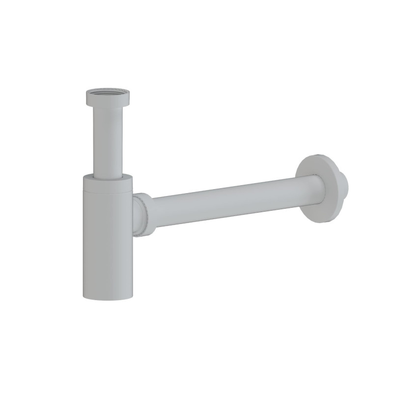 Umyvadlový sifon SAT Project 5/4 DN32 bílá mat plast SATSIFMPLWM